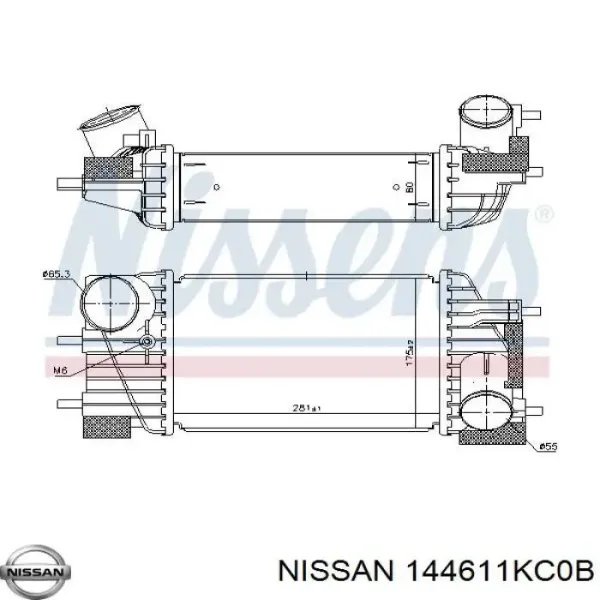 Інтеркулер 144611KC0B Nissan/Infiniti
