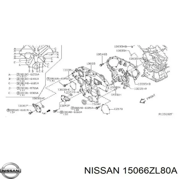  15066ZL80A Nissan/Infiniti