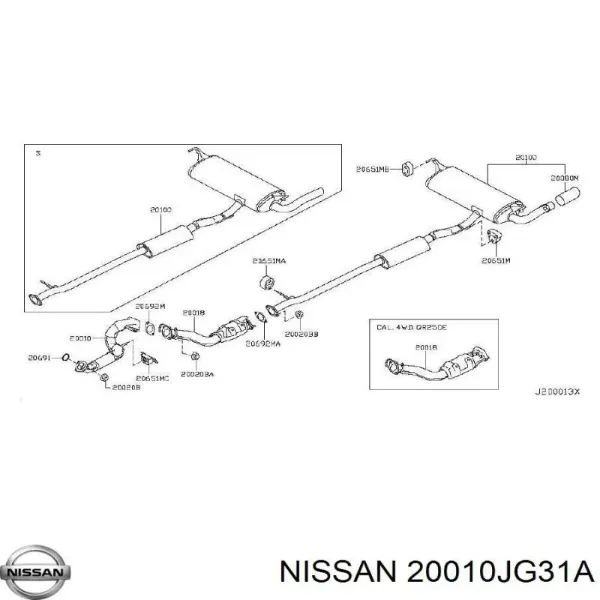  20010JG31A Nissan/Infiniti