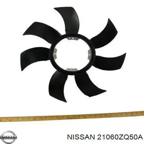 Вентилятор/крильчатка радіатора охолодження 21060ZQ50A Nissan/Infiniti