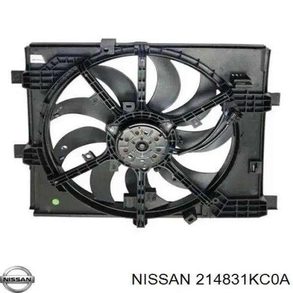 Дифузор (кожух) радіатора охолодження 214831KC0A Nissan/Infiniti