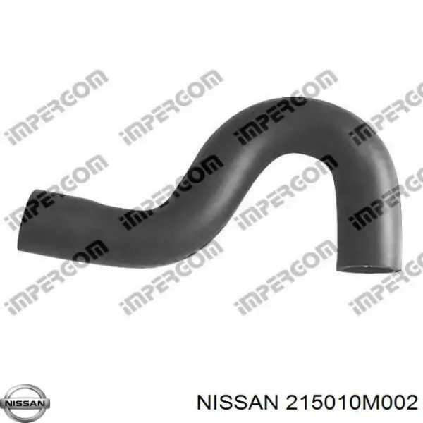 Шланг/патрубок радіатора охолодження, верхній 215010M002 Nissan/Infiniti