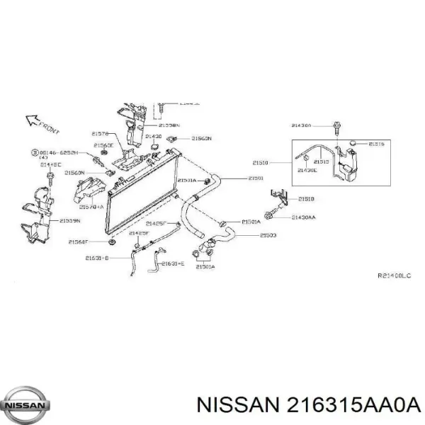  216315AA0A Nissan/Infiniti