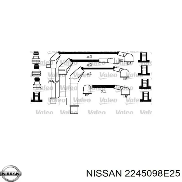 Високовольтні дроти 2245098E25 Nissan/Infiniti
