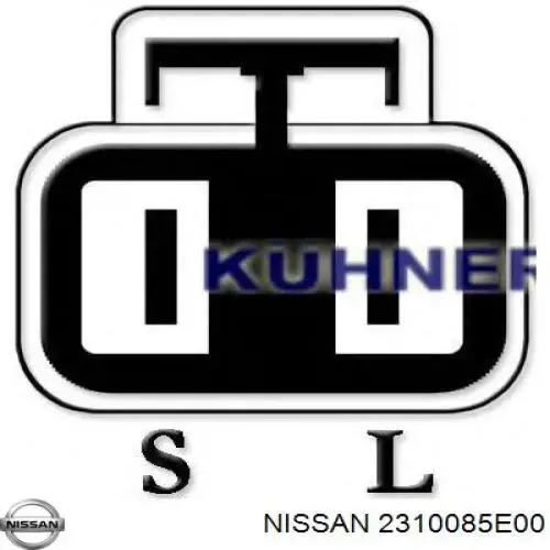 Генератор 2310085E00 Nissan/Infiniti