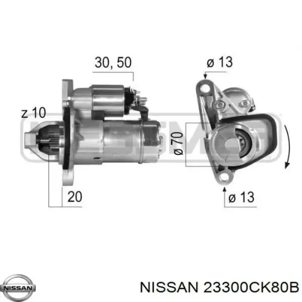 Стартер 23300CK80B Nissan/Infiniti