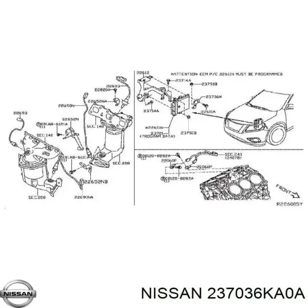  237036KA0A Nissan/Infiniti