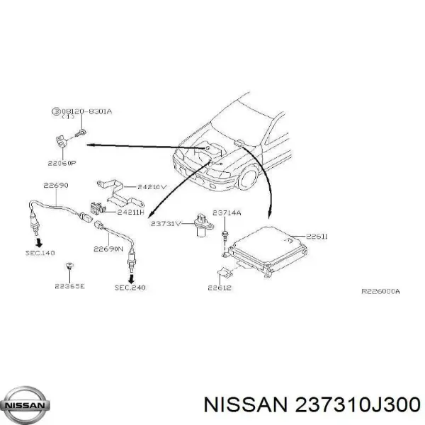  237310J300 Nissan/Infiniti