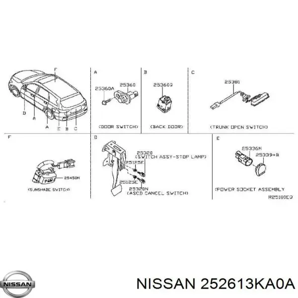  252613KA0A Nissan/Infiniti