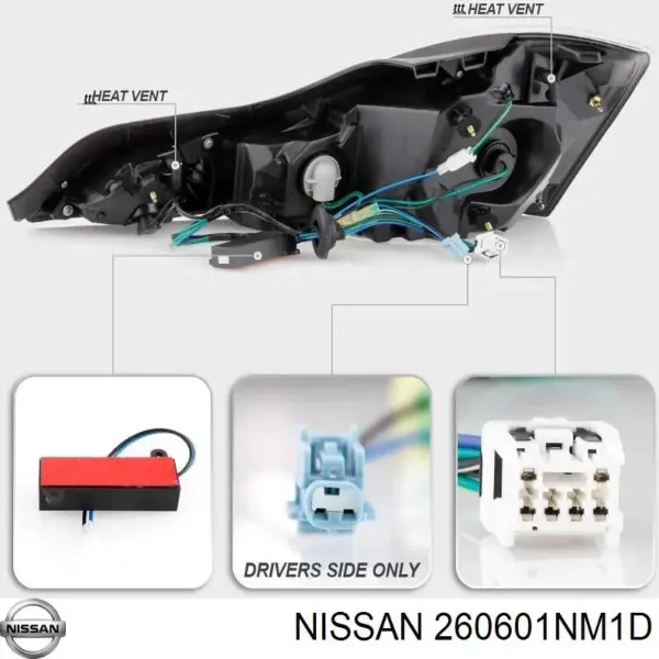 Фара ліва 260601NM1D Nissan/Infiniti