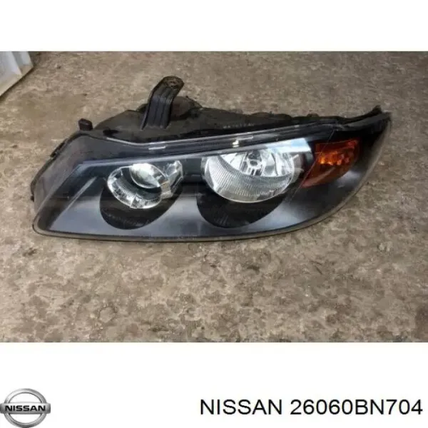 Основна фара в зборі ліва Nissan Almera II