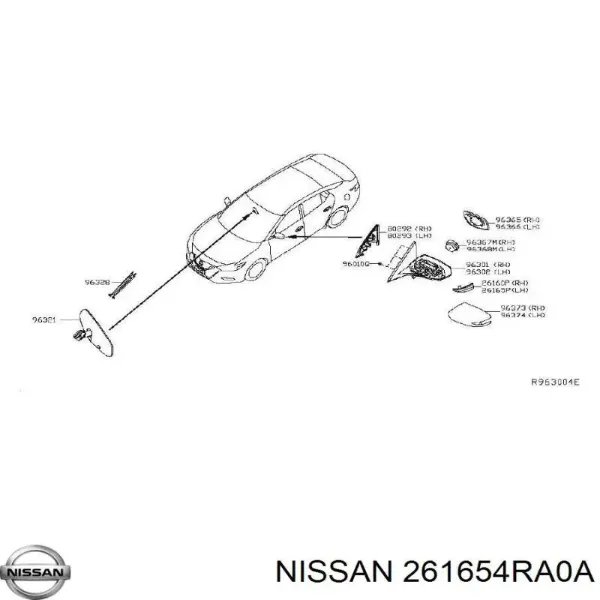  261654RA0A Nissan/Infiniti