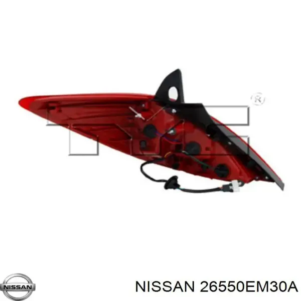 Задня права фара 26550EM30A Nissan/Infiniti