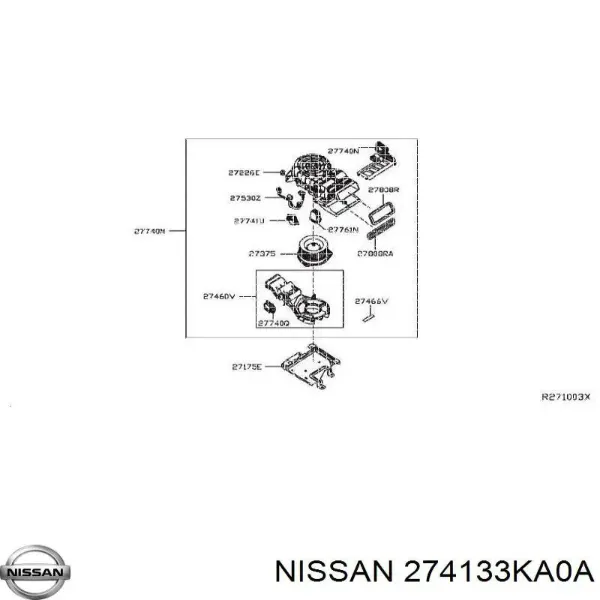  274133KA0A Nissan/Infiniti