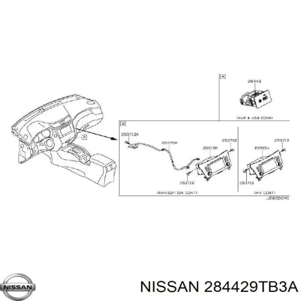  284429TB3A Nissan/Infiniti