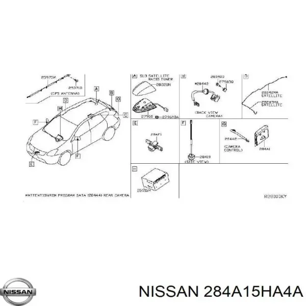  284A15HA4A Nissan/Infiniti