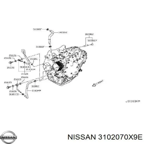 АКПП 310203VX9E Nissan/Infiniti