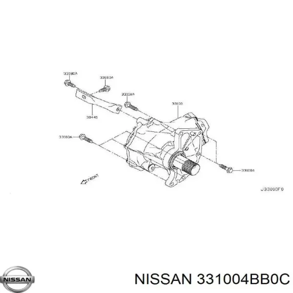Роздатка 331004BB0C Nissan/Infiniti