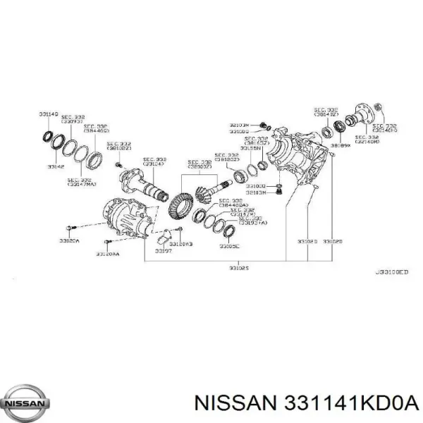  331141KD0A Nissan/Infiniti