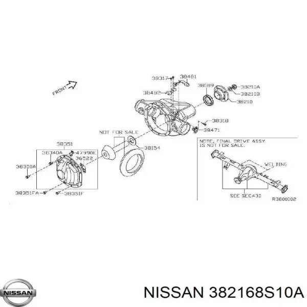  382168S10A Nissan/Infiniti
