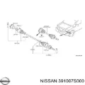 Піввісь (привід) передня Nissan Armada TA60