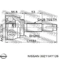 ШРУС зовнішній передній NISSAN 39211AY126
