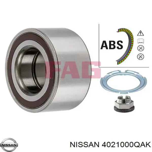 Підшипник ступиці 4021000QAK Nissan/Infiniti