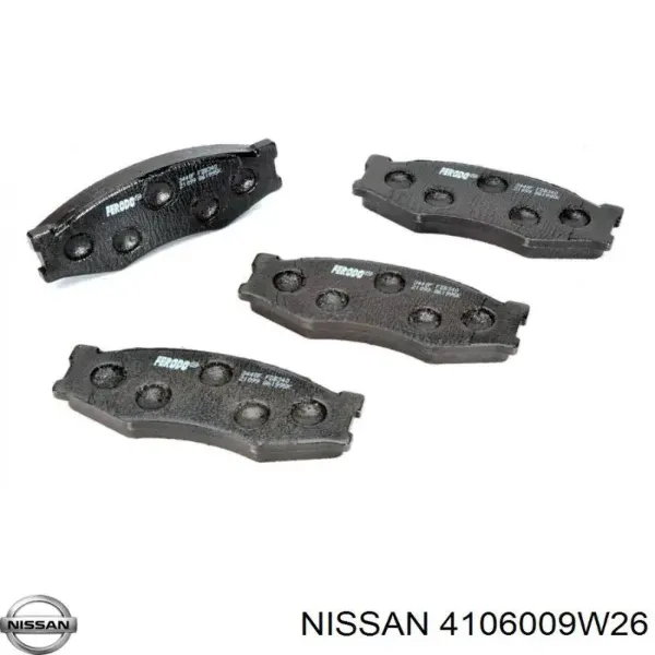 Передні тормозні колодки 4106009W26 Nissan/Infiniti