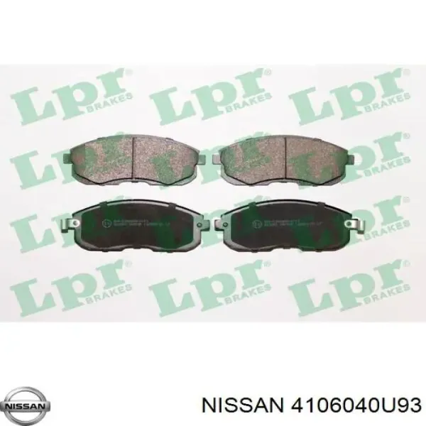 Передні тормозні колодки 4106040U93 Nissan/Infiniti