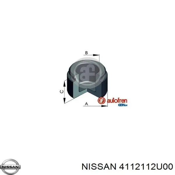Поршень супорту гальмівного, переднього 4112112U00 Nissan/Infiniti
