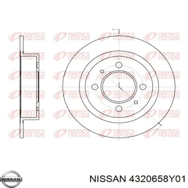 Гальмівні диски ADN14377 Blue Print