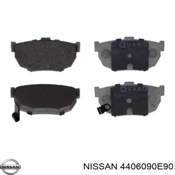 Задні гальмівні колодки 4406090E90 Nissan/Infiniti
