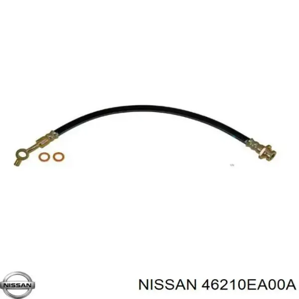 Шланг гальмівний передній, правий 46210EA00A Nissan/Infiniti