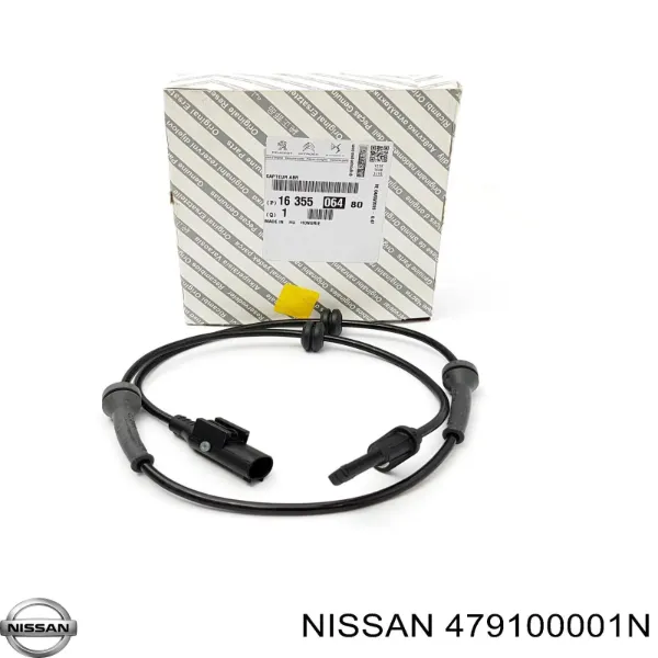 Датчик АБС (ABS) передній, правий 479100001N Nissan/Infiniti