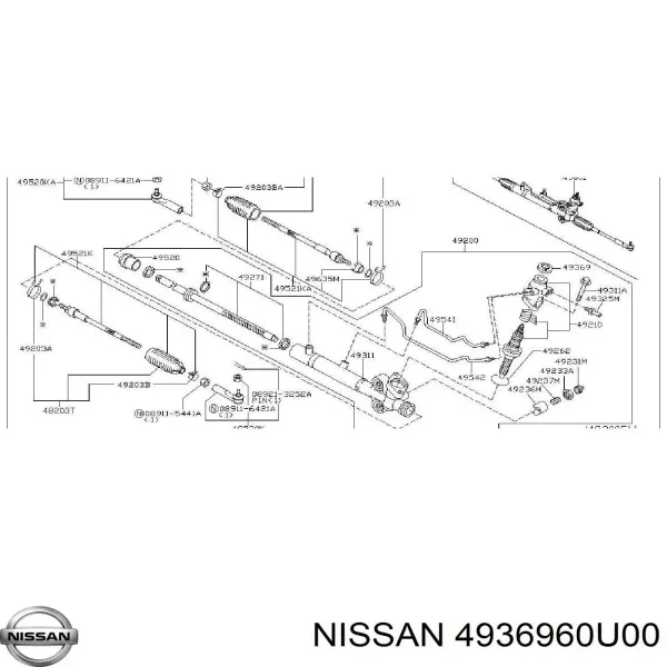  4936960U00 Nissan/Infiniti