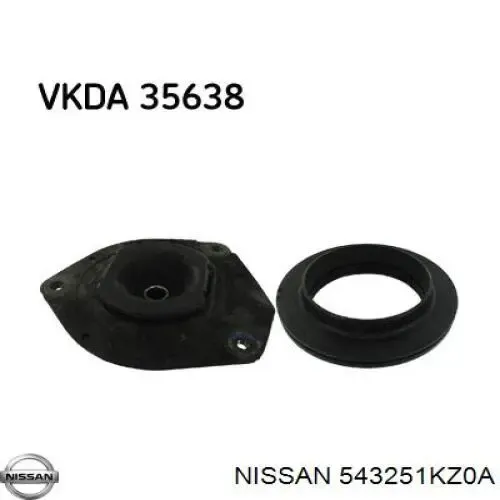 Підшипник опорний амортизатора, переднього 543251KZ0A Nissan/Infiniti
