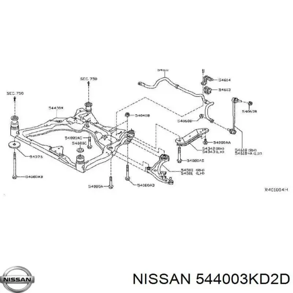  544003KD2D Nissan/Infiniti