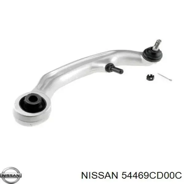 Важіль передньої підвіски нижній, лівий 54469CD00C Nissan/Infiniti