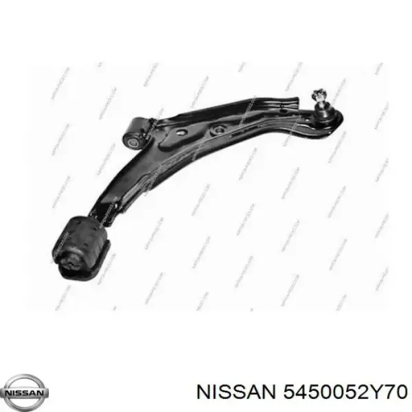 Правий важіль передній нижній підвіски Nissan/Infiniti 5450052Y10