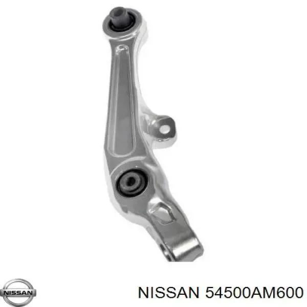 Важіль передньої підвіски нижній, правий 54500AM600 Nissan/Infiniti