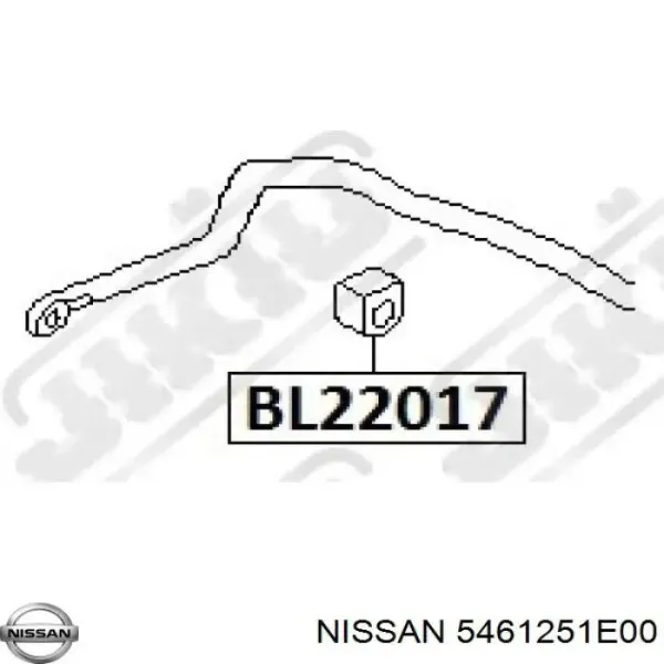 Втулка переднього стабілізатора 5461251E00 Nissan/Infiniti