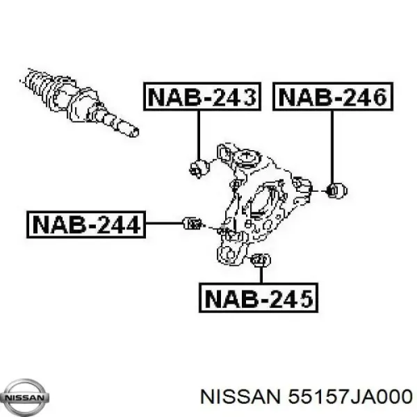  55157JA000 Nissan/Infiniti