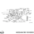 Задні втулки амортізатора NISSAN 56119V6000