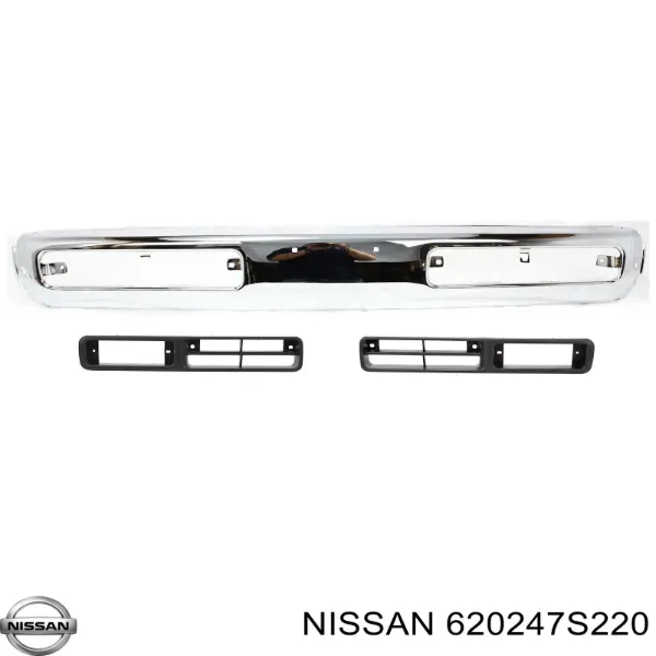 Накладка бампера переднього, права 620247S220 Nissan/Infiniti