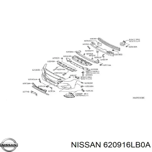  620916LB0A Nissan/Infiniti