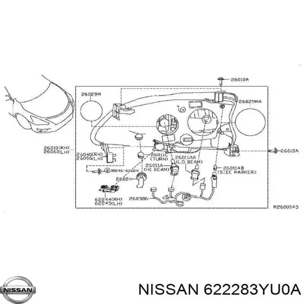  622283YU0A Nissan/Infiniti