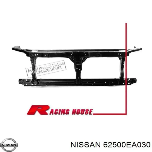 Рамка радіатора 62500EA030 Nissan/Infiniti