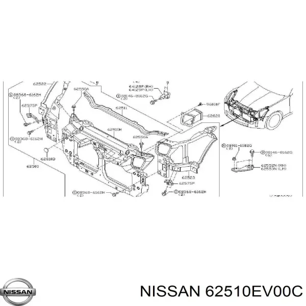  62510EV00C Nissan/Infiniti