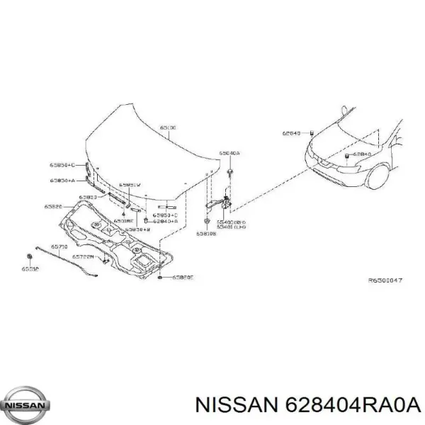  628404RA0A Nissan/Infiniti