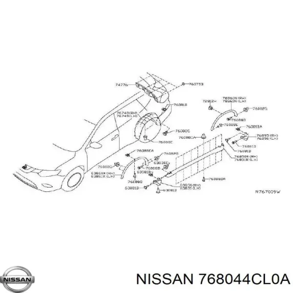  768044CL0A Nissan/Infiniti